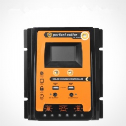 MPPT 12V 24V 30A 50A 70A Solar Controller Solar Panel Battery Regulator Dual USB 5V LCD Display