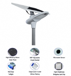 Factory Price of All In One Solar Street Light 8000 Lumens LED IP65 CE ROHS Certificate Approval